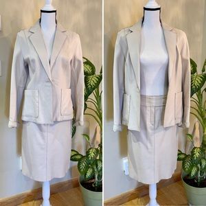 Women's One-Button Siena Studio Leather Blazer